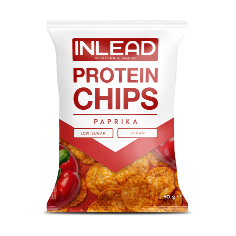 INLEAD Protein Chips - 6x50g Paprika