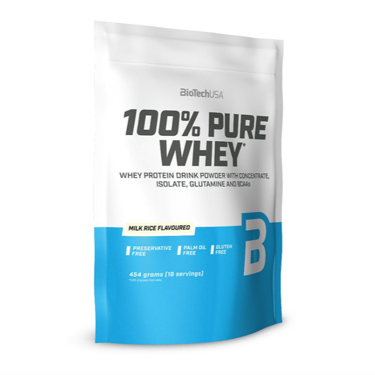 BioTech 100% Pure Whey 454g Milchreis