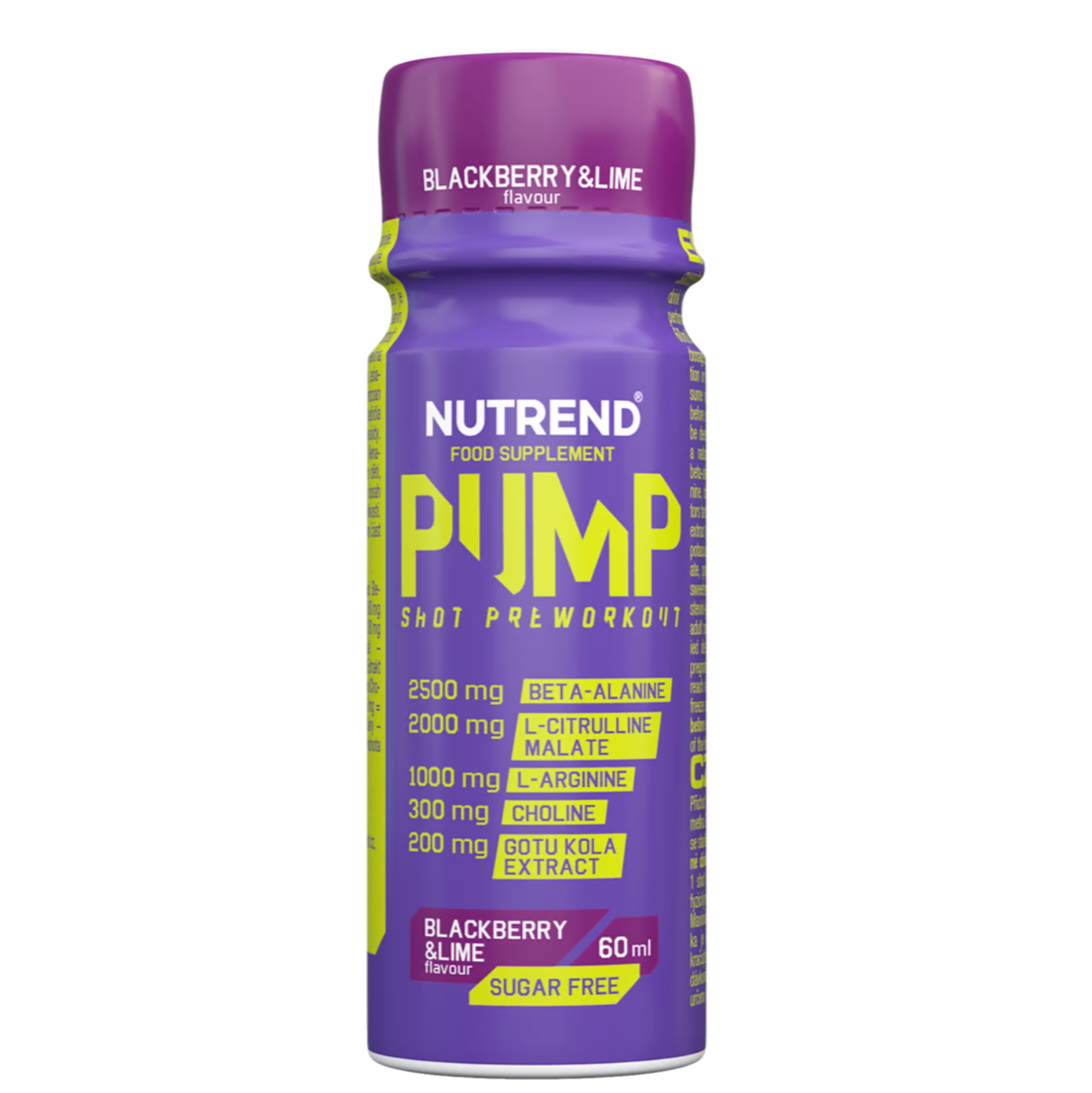 Nutrend PUMP Shot 20x60ml Broombeere+Limette