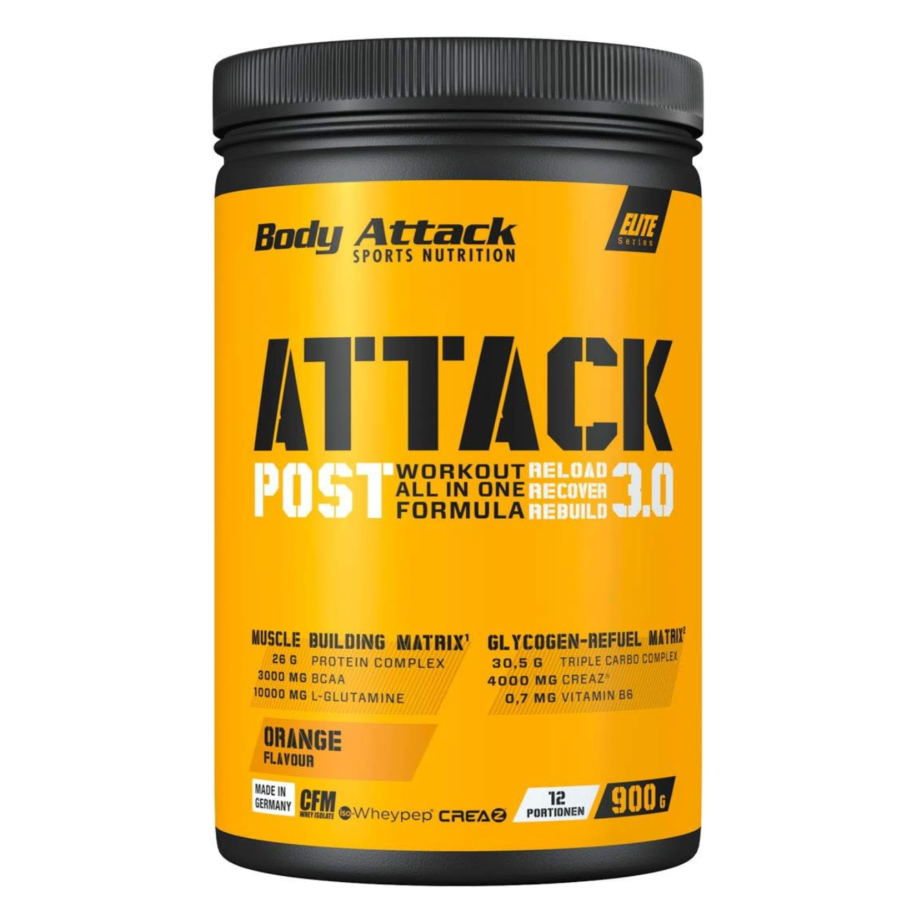 Body Attack POST ATTACK 3.0 900g Orange
