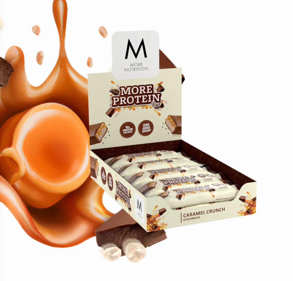 More Nutrition Protein Bar 10x50g Caramel Crunch