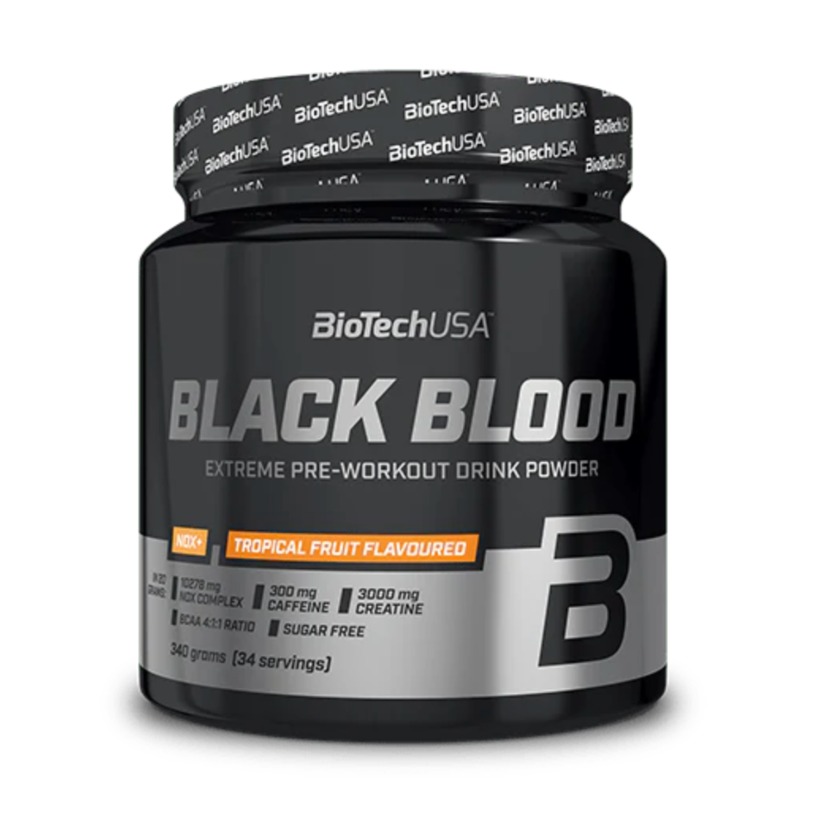 BioTech Black Blood NOX+ 340g Tropische Früchte