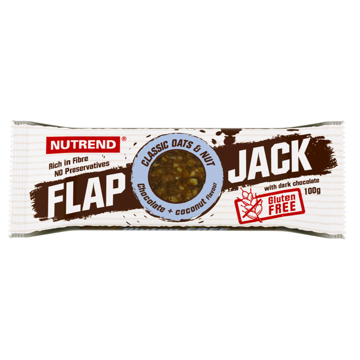 Nutrend FLAPJACK Oatbar 20x 100g Chocolate Cocos with dark Chocolate