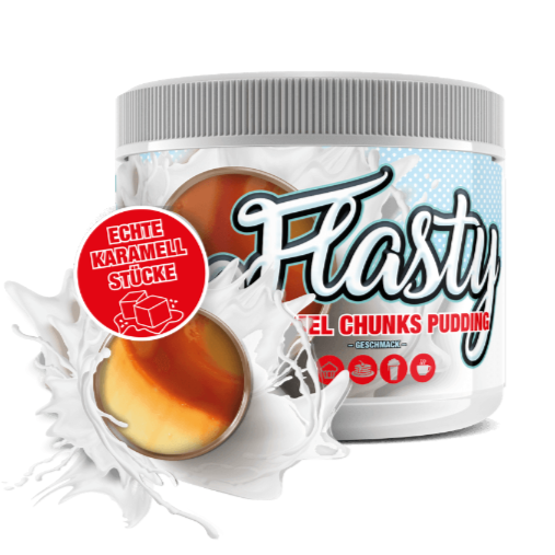 Sinob Flasty Geschmackspulver - 250g Caramel Chunks Pudding