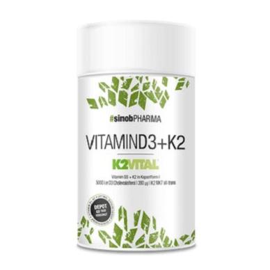 Sinob Vitamin D3 + K2 60 Kapseln