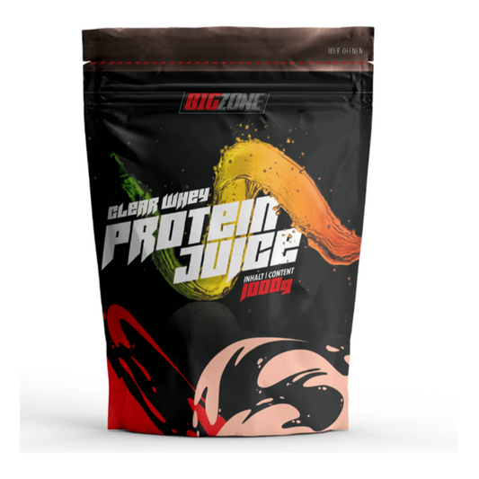 Big Zone Clear Whey Protein Juice 1000g Beutel Apfelringe