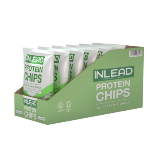 INLEAD Protein Chips - 6x50g Sour Cream & Onion