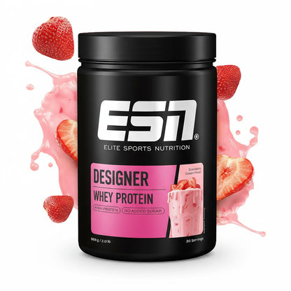 ESN Designer Whey 908g Dose Strawberry Cream