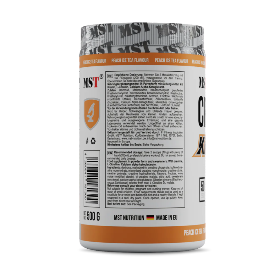 MST - Creatine Kick 500g Peach Ice Tea