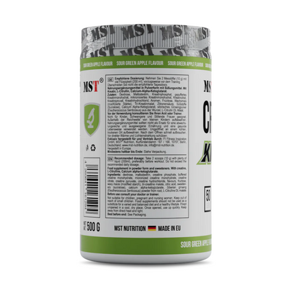 MST - Creatine Kick 500g Green Apple