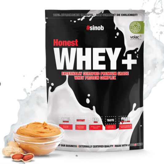 Sinob Honest Whey+ Erdnussbutter 820g