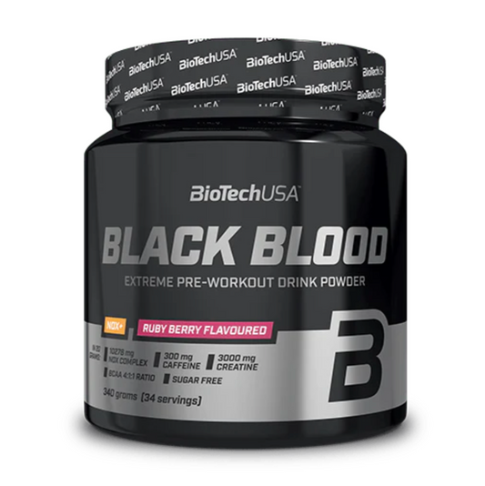 BioTech Black Blood NOX+ 340g Ruby Berry