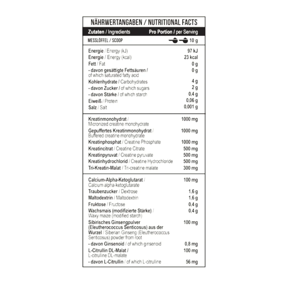 MST - Creatine Kick 500g Peach Ice Tea
