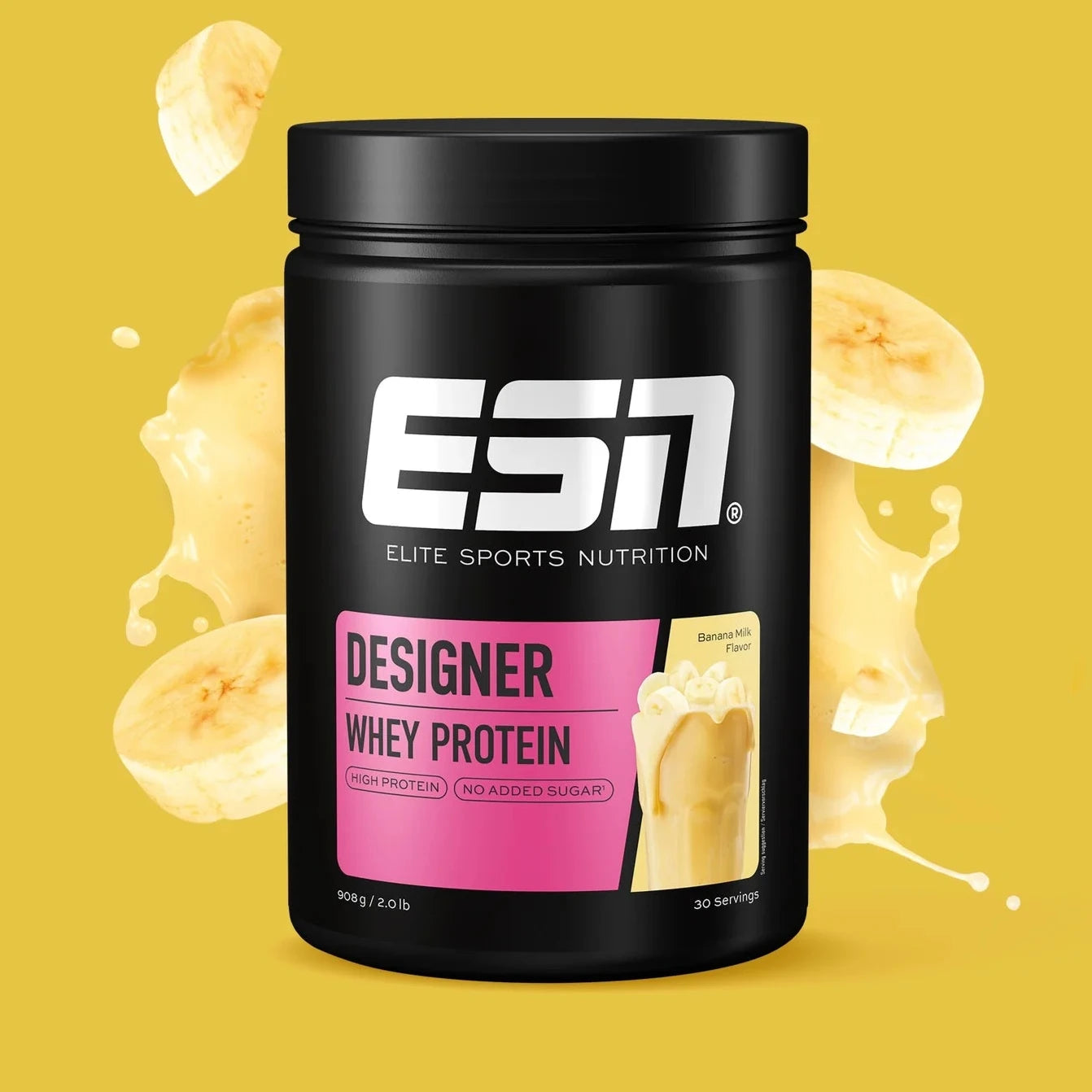 ESN Designer Whey 908g Dose Banana Milk