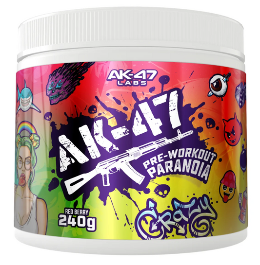 AK47 Labs Pre-Workout Paranoia - 240g Tigers Blood