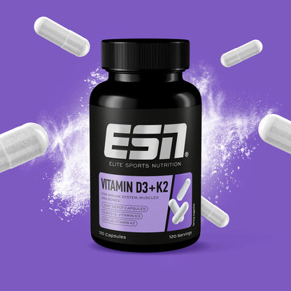 ESN Vitamin D3 + K2 120 Kapsel