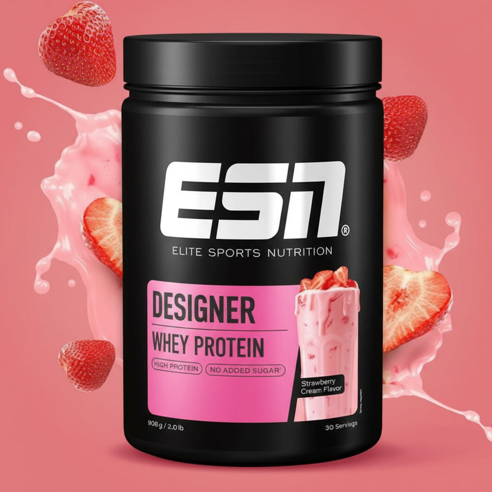 ESN Designer Whey 908g Dose Strawberry Cream